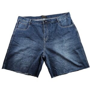 Gingtto Men's Shorts Size 44 Regular Fit Blue Denim Five Pocket Style